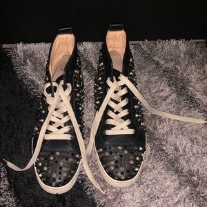 CHRISTIAN LOUBOUTIN SPIKED SNEAKERS